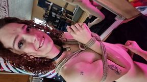 tied up and taken - bondage, anal, blowjobs, cum-swallow