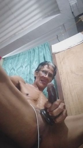 medium built with abbs jercking until he cum.