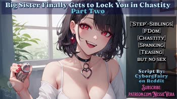Thelochnesscumslut Teases Her Step Brother in Chastity - The Punishment Continues