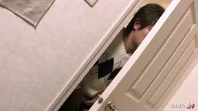 Innocent Japanese teen creampied on first time