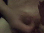 Routine masturbation in public, overflowing with very thick semen 0404