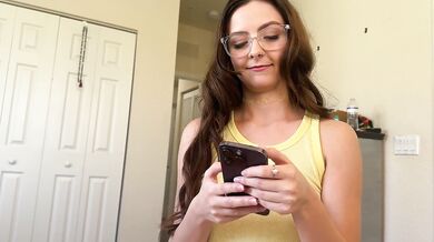 Creampie Destroys Horny Nerdy StepSis Big Tits Bounce Gush