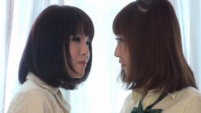 Cute Japanese lesbians Yui Rena and Ruka Seiko have much experience