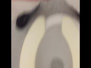 Attempting to Jerk in Park Bathroom but Kept Getting Interrupted