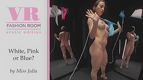 Tries On Three Swimsuits With Miss Julia