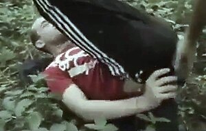 Raw fuck in the forrest