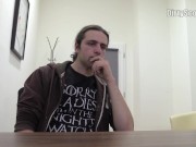 DIRTY SCOUT 169 -  Long Haired Dude Takes A Fat Cock Up His Hairy Virgin Ass