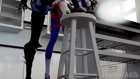 D.VA Taking Dick In The Kitchen