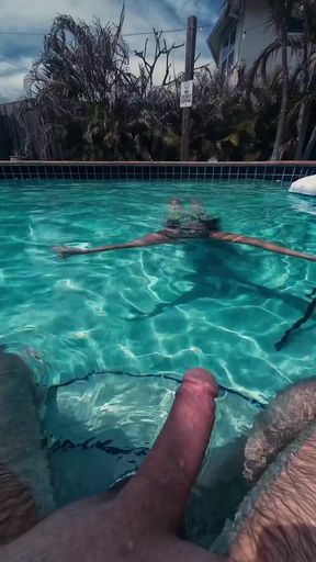 Swimming pool party