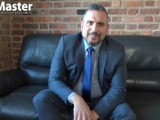 Suited chubby dilf shrinks you, gobbles you, and farts you out macrophilia vore fantasy PREVIEW