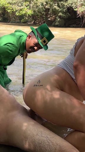 Mysterious Magic Goblin Makes Me Fuck My Fat Stepsister in Exchange for Letting Us Out of Her Magical River