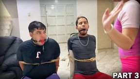 Chubby Boy Owned by His Psycho Ex-Girlfriend and Her Henchman – Part 3 (SD 480p)