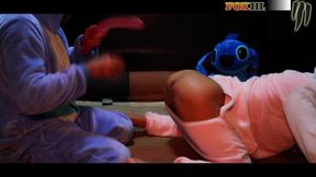 pegging his ass 33 min in a row! mutual ass fucking and anal creampie