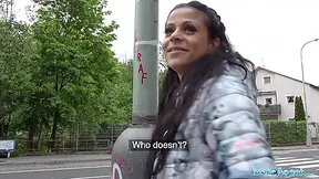 Sexy Sandra And Sandra Soul - Sexy Brunette Fucked In Public