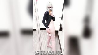 Exclusive Leaked OF - Amber Kawaii Is Such A Nympho As She Pussy Plays In The Changin