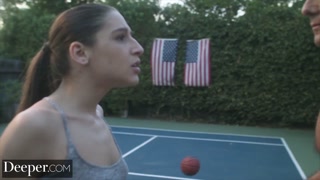 Deeper. Abella Danger Gets Insatiable On Court Action