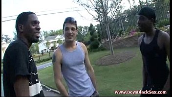 Blacks On Boys - Gay blacks fuck hard white sexy twink 19