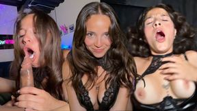 18yo white big ass, only 4.6 feet tall, comes to suck for marketing but asks to be fucked