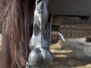 Milf Sucks and Fucks Her Truck