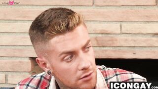 Horny stepdad Kristofer Weston takes stepson Dannys big cock