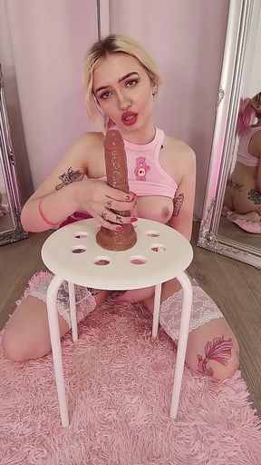 Kitty Marie - Dildo and Mirrors