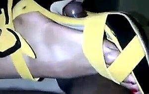 Tranny sweet feet shoejob footjob
