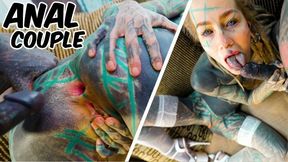 Hard Anal Fuck for a Tattooed Goth Slut: Balls Deep with Lily Lu