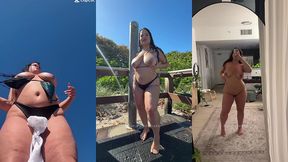 nude beach vlog: dani goes to miami beach with xxx friends