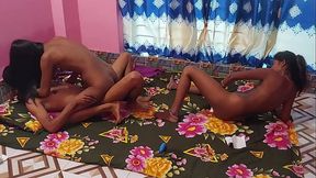 Hanif and Popy khatun and Mst sumona  -  Fucks Her Friend With Hanif pk King For First Amateur Threesome Bengali  Sex