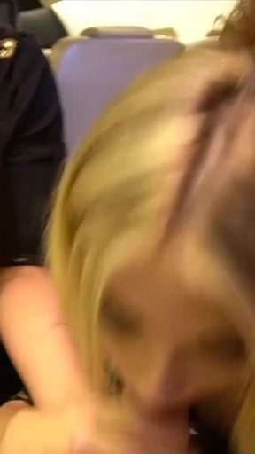Triple BJ by Horny Pj Flight Attendants Kiki, Willow & Emma