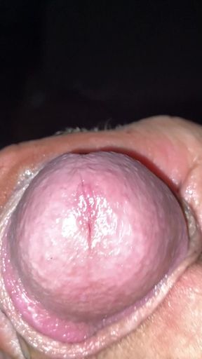 Just messing my semi hard dick.