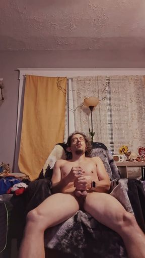 Jerking my cock