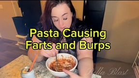 Burps & Wet Farts After Pasta Binge – Real Stomach Reactions Bella Blast