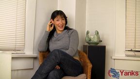 Angela James: Fit and Shy Beauty Explores New Heights of Pleasure