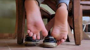 Shoeplay in Sperrys by Alicia