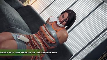Sarah Wild - Babysitter Tape Gagged OTM and Bandana Gagged