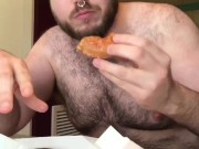 Eating cum donuts