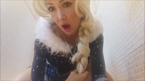 she is back! elsa does not stop showing her frozen beauty