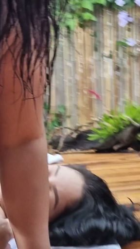 Kim Velez & Sofia Damon breast sucking