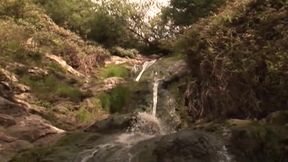 Big natural black cock in big natural tits babe