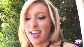 Busty Blonde with Phat Ass Enjoys Having Cum in Her Mouth
