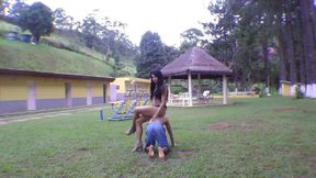 Pony Boy Carries Sexy Domina Muscle Girl - Do What I Say to You My Pony Boy