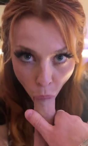 Whore slut pretty girl swallows cum