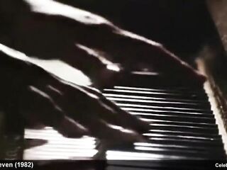 Actress Laura Gemser frontal bare and coarse sex in movie scene