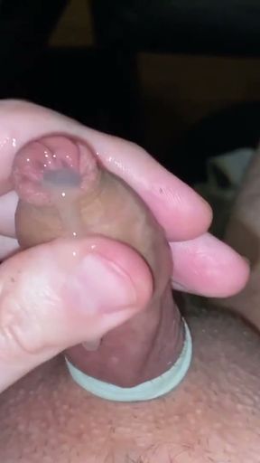 jerking off my small juicy foreskin cock and cumming - Compilation   Clip 2