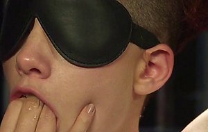 Mistress in latex anal fucks slave