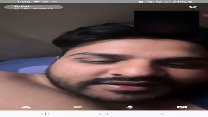 rohit ka video call masti