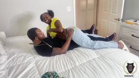 kenyan college nymph elsie gets pussy creampied by rome major!