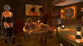 Luscious Anime Girls Seduce Lone Survivor in Fallouts Secret Lust Zone