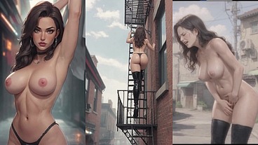 Jade Monroe gets into Trouble in Just a Thong